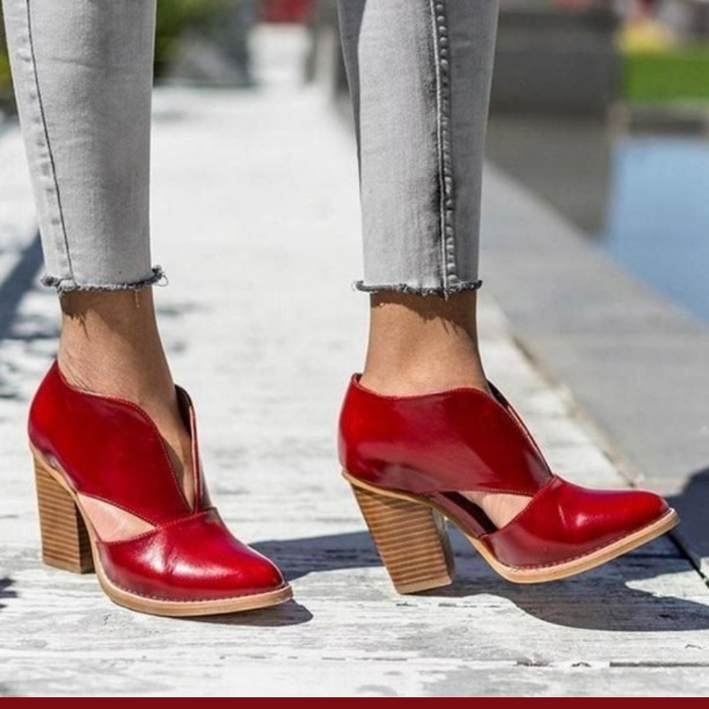 Red booties